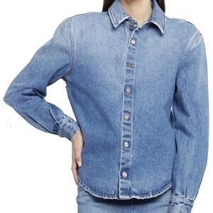 Armarium Erin Button-Front Denim Shirt, Size-4